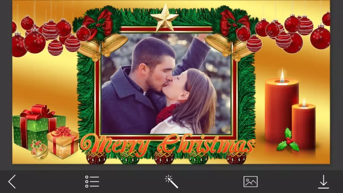 Tangkapan layar Christmas 2017 Hd Frames - Creative Design App