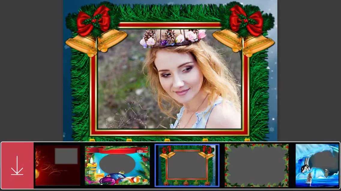 Tangkapan layar Christmas 2017 Hd Frames - Creative Design App