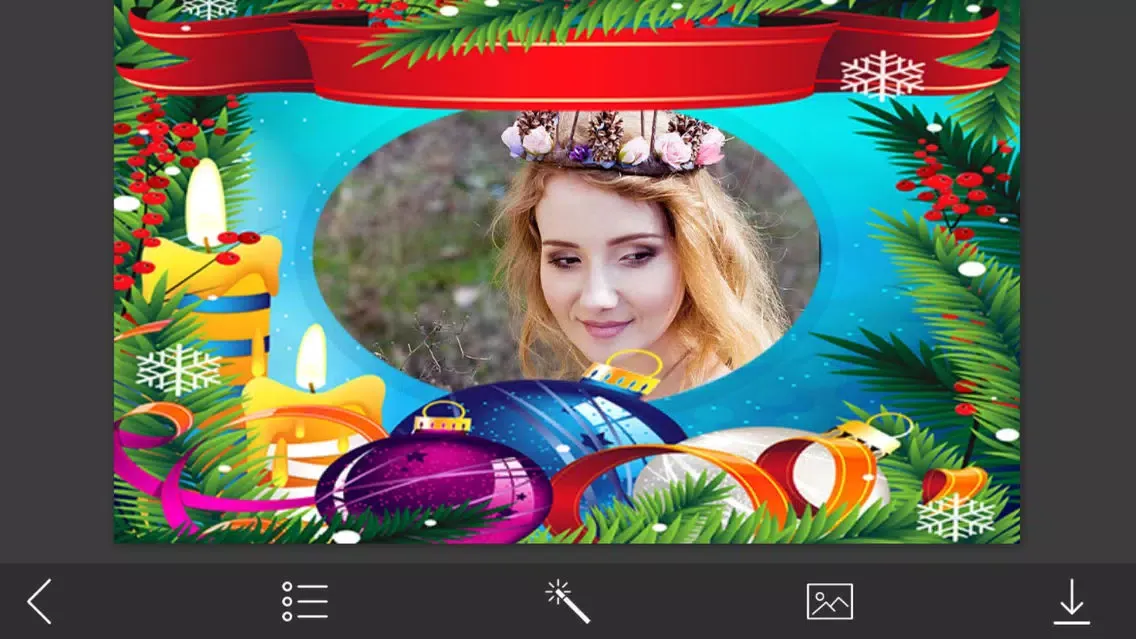 Tangkapan layar Christmas 2017 Hd Frames - Creative Design App