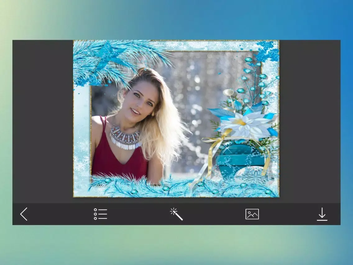 Tangkapan layar Christmas Hd Photo Frames - Creative Design App iPad 