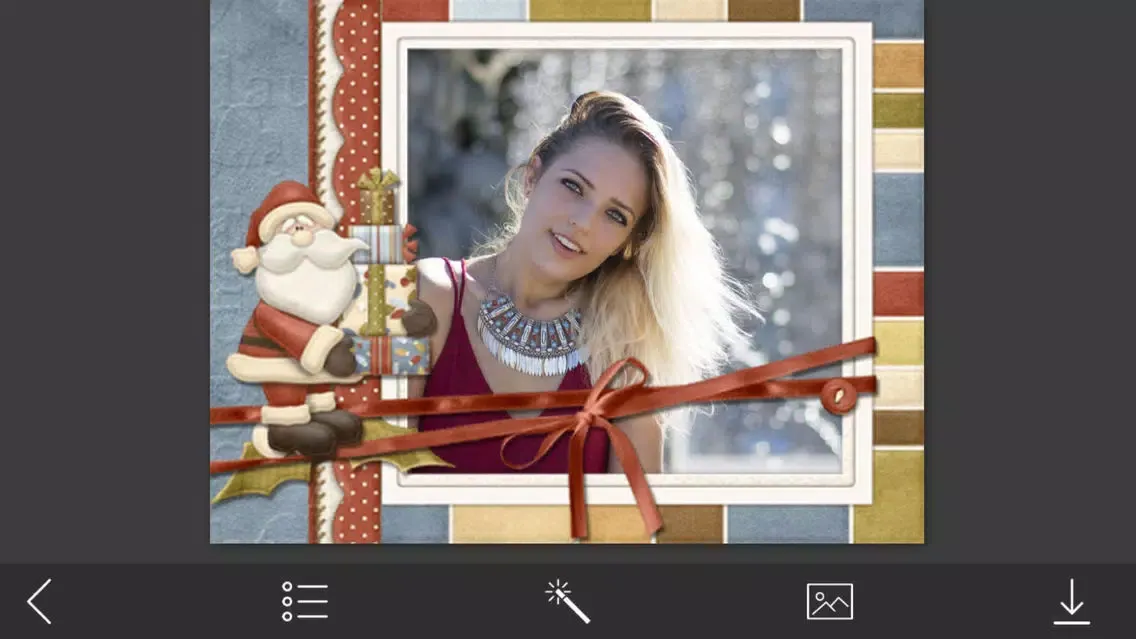 Tangkapan layar Christmas Hd Photo Frames - Creative Design App