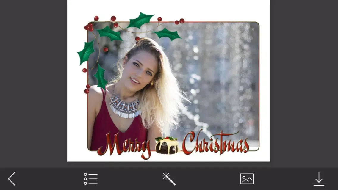 Tangkapan layar Christmas Hd Photo Frames - Creative Design App