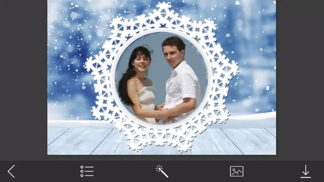 Tangkapan layar Christmas Hd Photo Frames - Creative Design App
