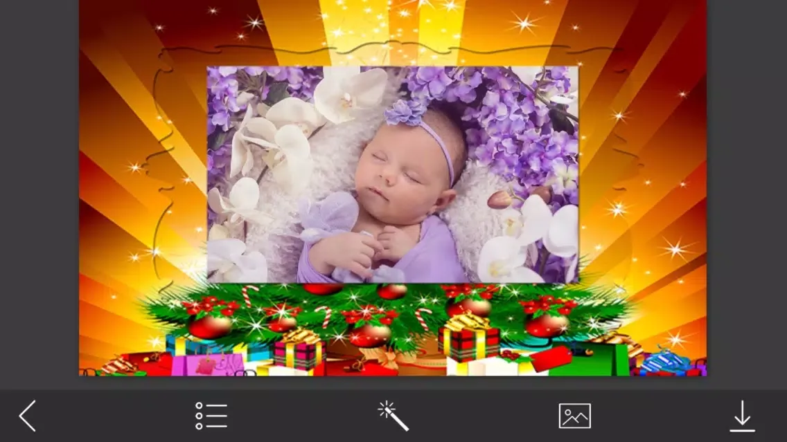 Creative Xmas Photo Frame - Picture Editor应用截图