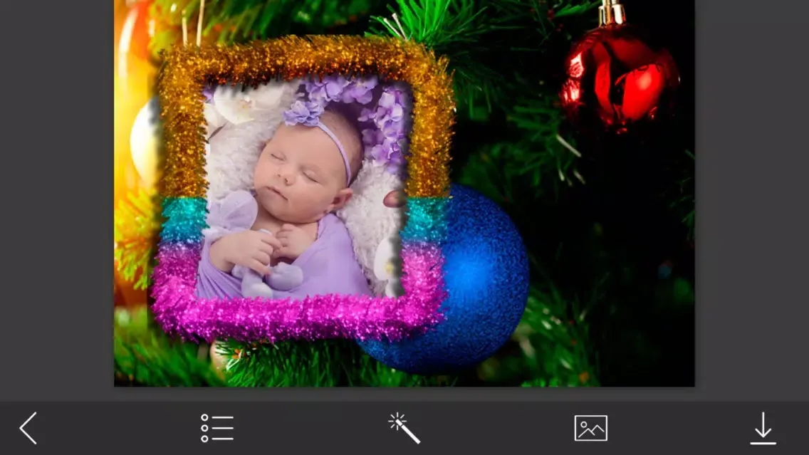 Creative Xmas Photo Frame - Picture Editor应用截图