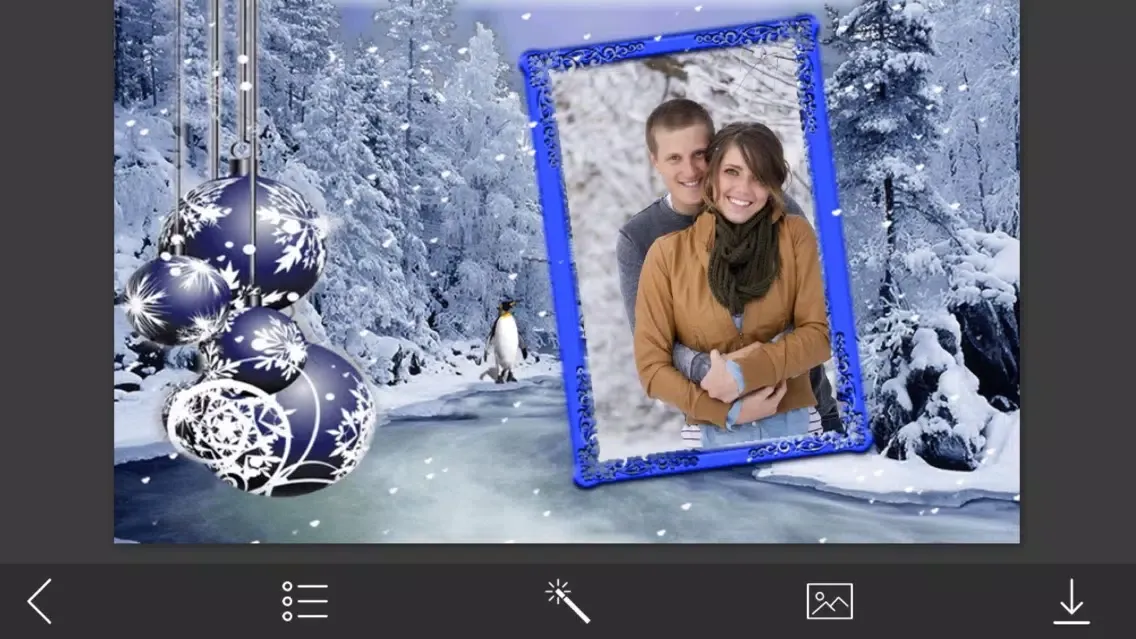 Creative Xmas Photo Frame - Picture Editor应用截图