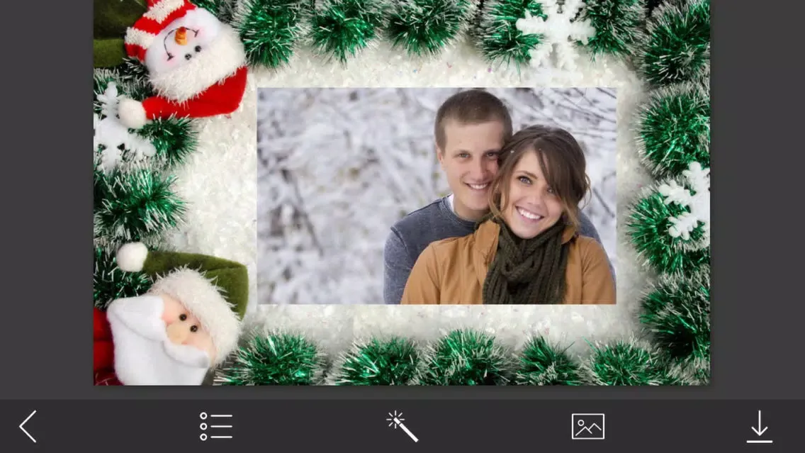 Xmas Hd Photo Frames - Inspiring Photo Editor应用截图
