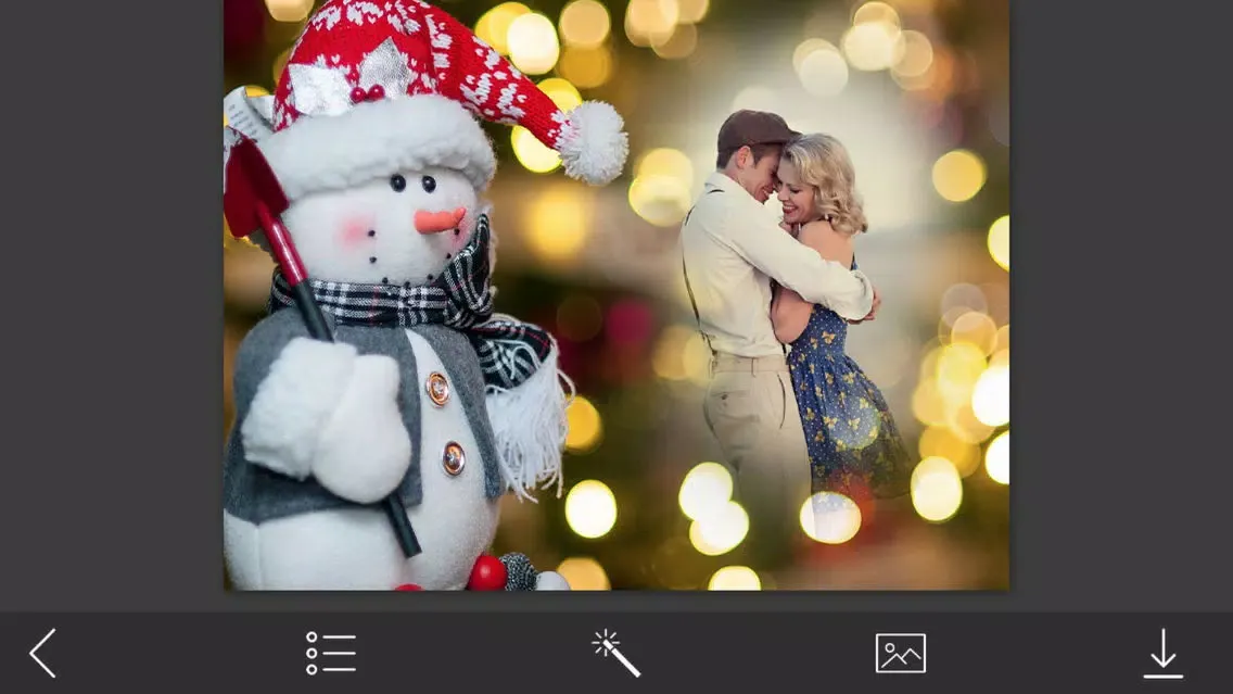Xmas Hd Photo Frames - Inspiring Photo Editor应用截图