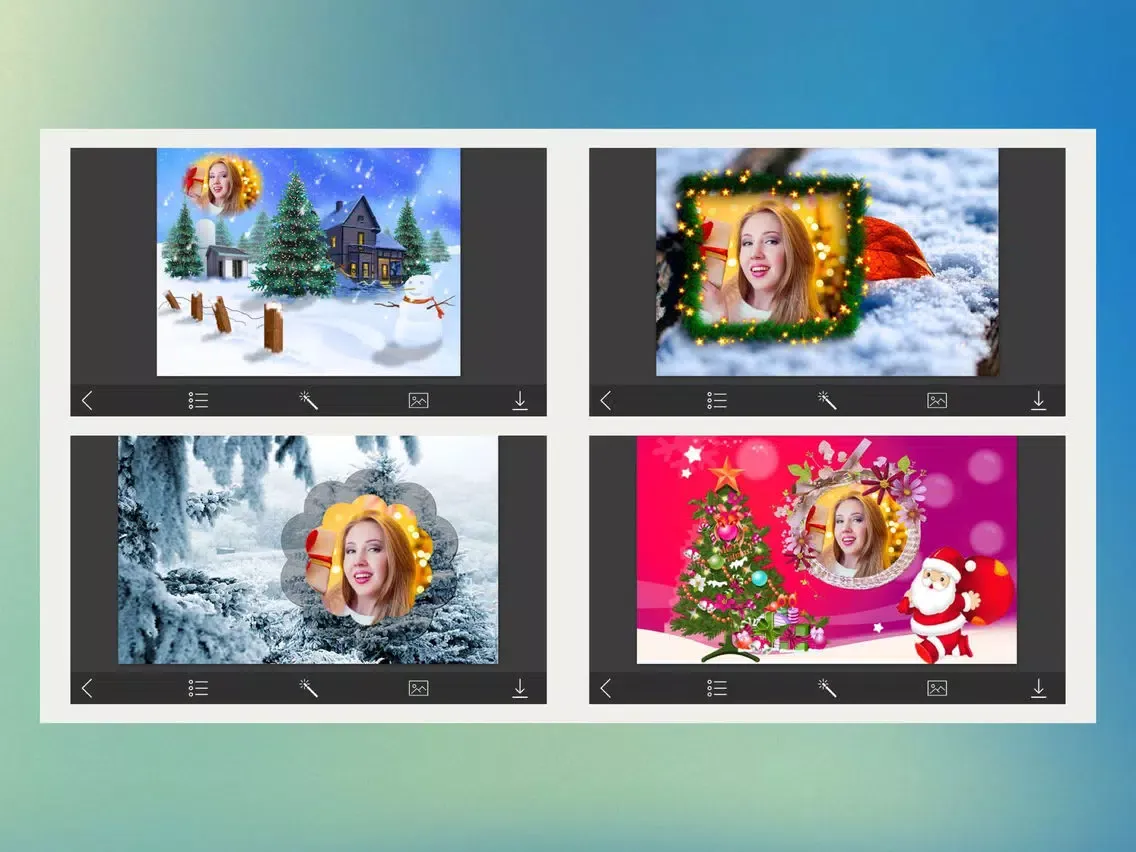 Screenshot di Christmas Tree Photo Frames - Creative Design App iPad 