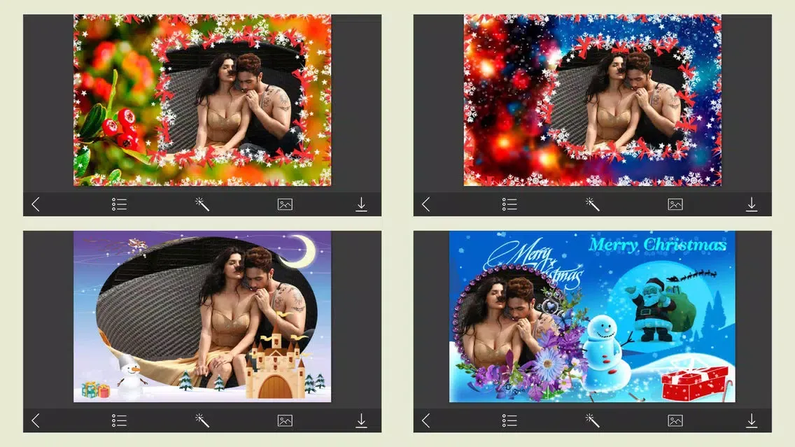 Screenshot di Christmas Tree Photo Frames - Creative Design App