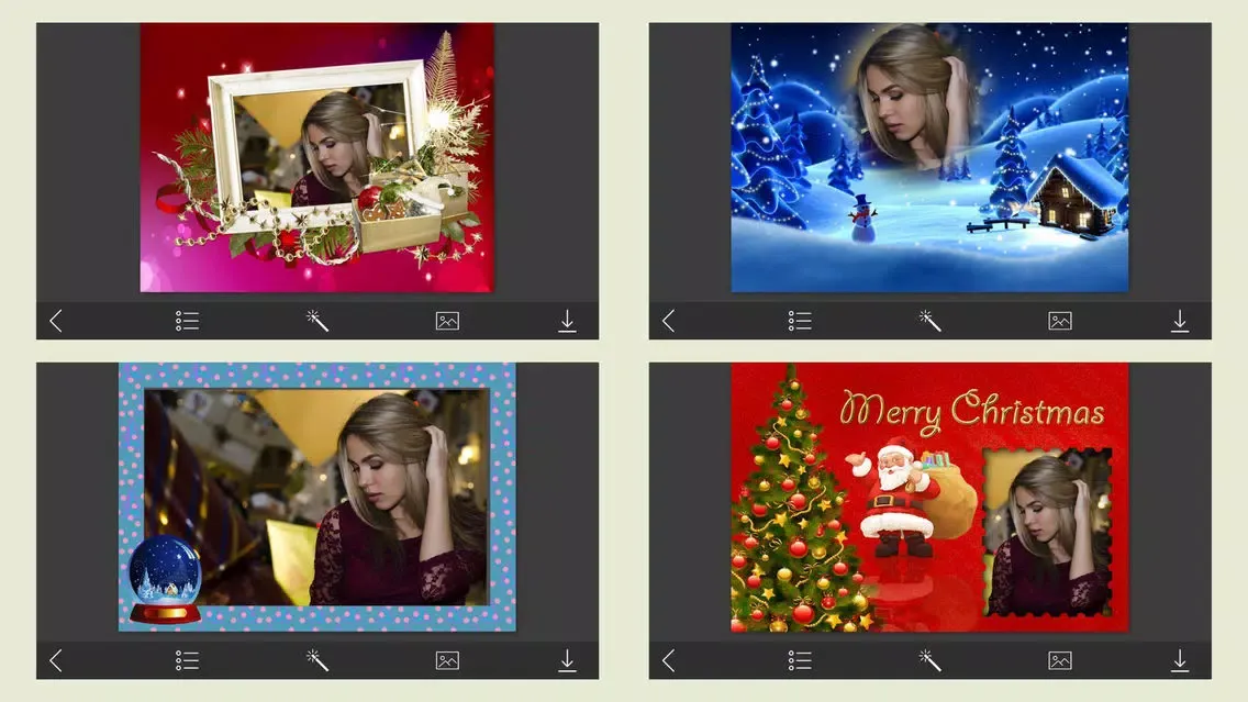 Screenshot di Christmas Tree Photo Frames - Creative Design App
