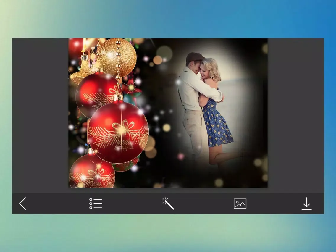 Santa Frame - Frame from the heart iPad  Screenshots