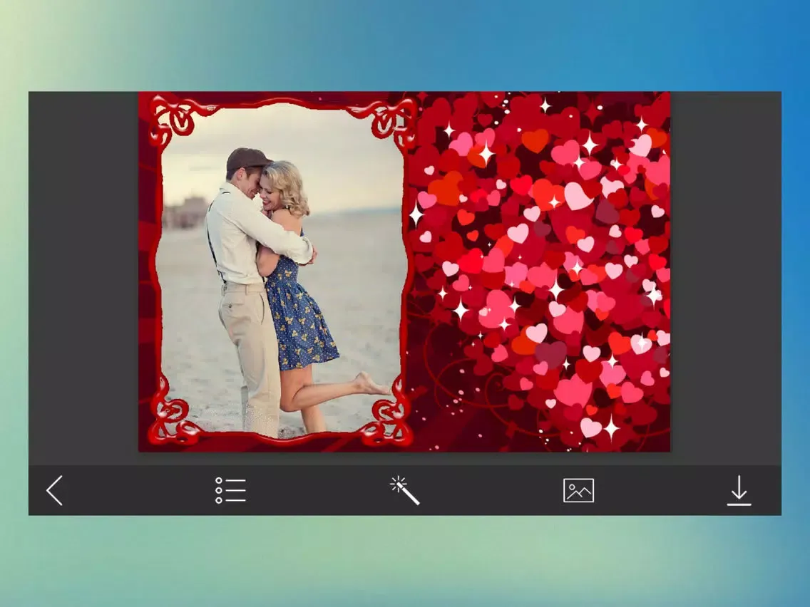 Santa Frame - Frame from the heart iPad  Screenshots