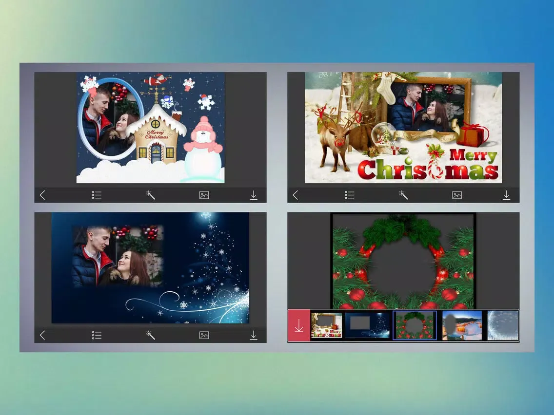 Xmas 2017 HD Frame - Creator and Editor iPad  스크린샷