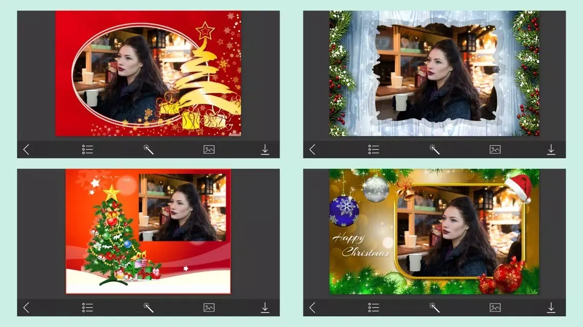 Xmas 2017 HD Frame - Creator and Editor 스크린샷