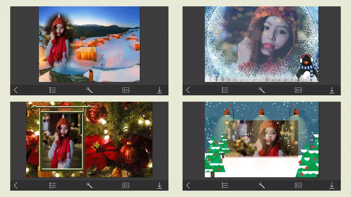 Xmas 2017 HD Frame - Creator and Editor 스크린샷