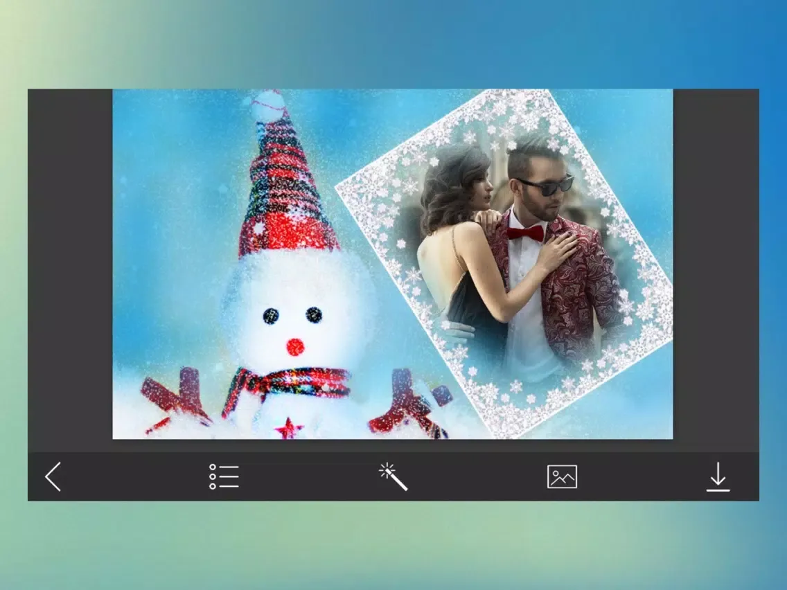 Christmas Special Frame - Creator and Editor iPad  Screenshots