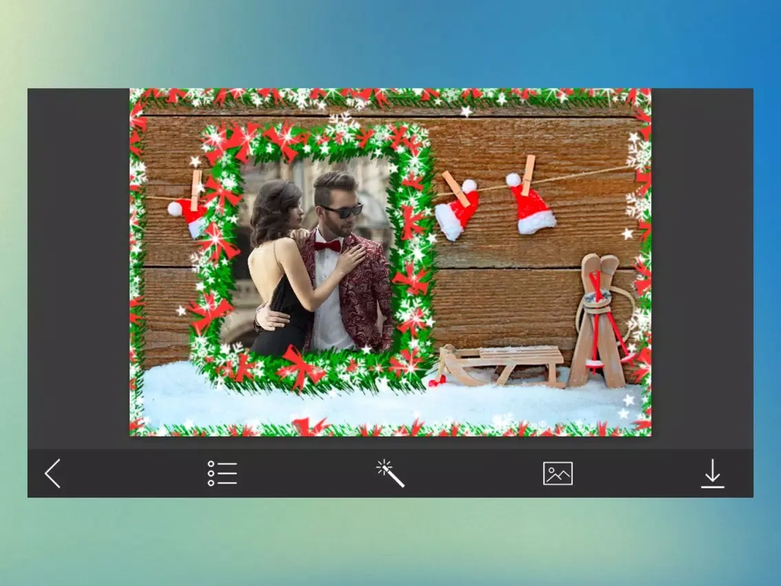 Christmas Special Frame - Creator and Editor iPad  Screenshots