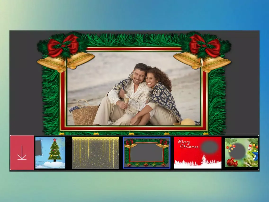 Capturas de tela do Holiday Xmas Picture Frame - Magic Frames iPad 