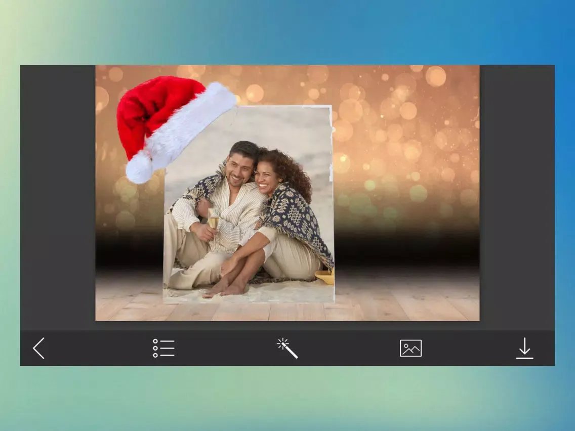 Capturas de tela do Holiday Xmas Picture Frame - Magic Frames iPad 
