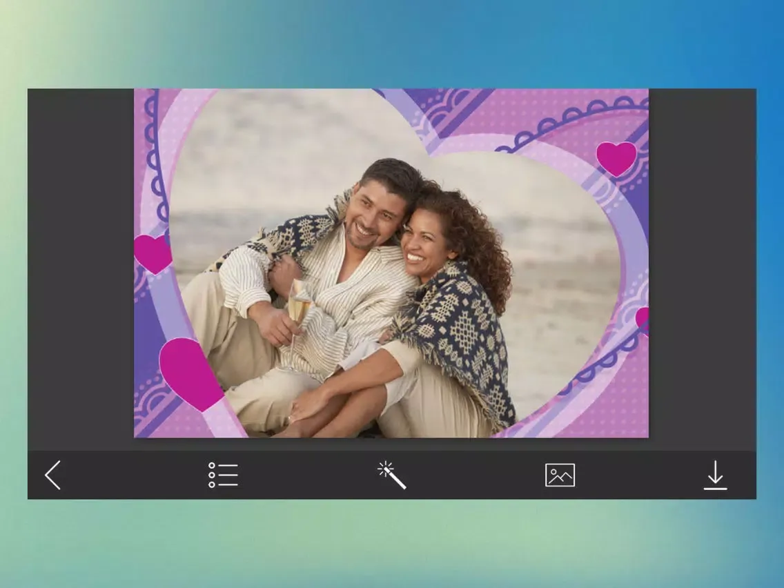 Capturas de tela do Holiday Xmas Picture Frame - Magic Frames iPad 