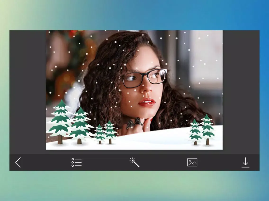 ภาพหน้าจอของ Xmas Jingle bell Photo Frame - Photo Frame Master iPad 