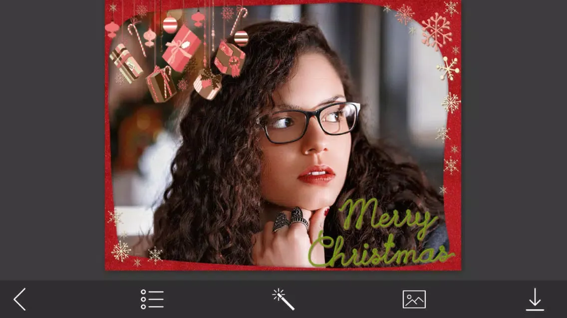 ภาพหน้าจอของ Xmas Jingle bell Photo Frame - Photo Frame Master