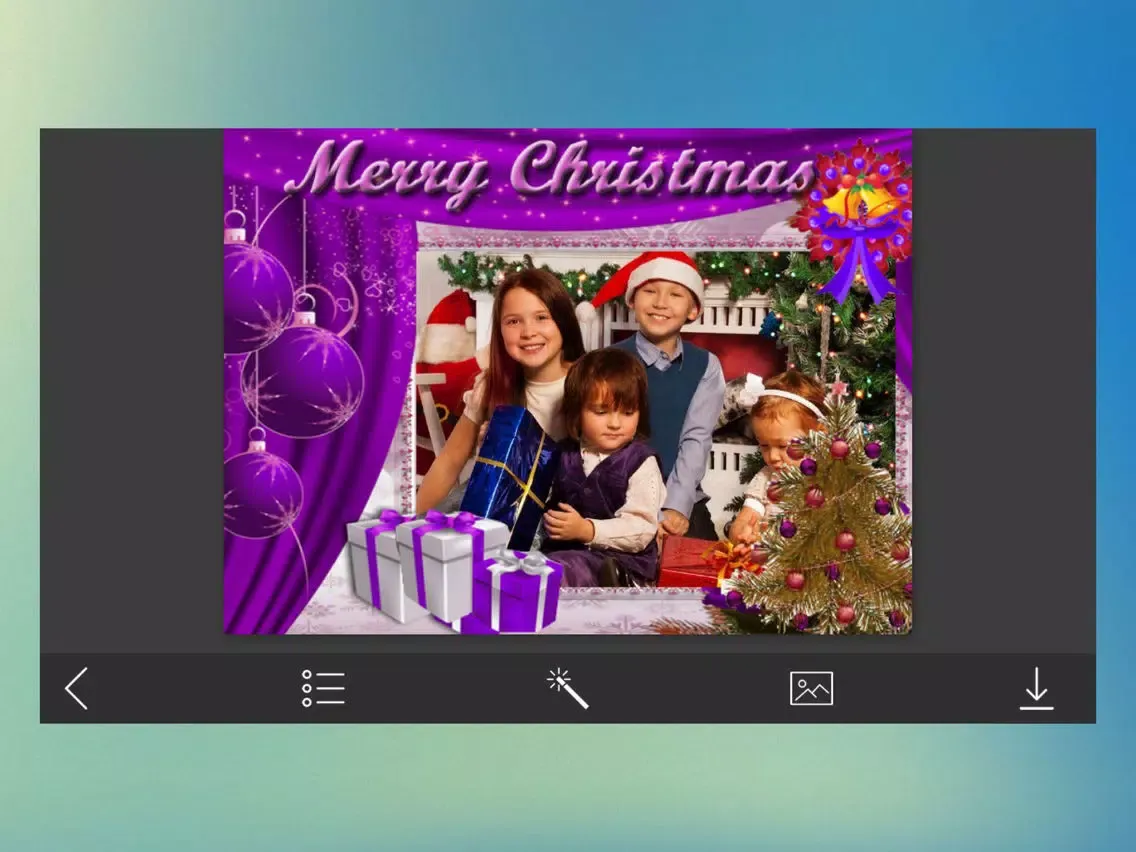Christmas Tree Frame - Frame editor iPad  Ekran Görüntüleri
