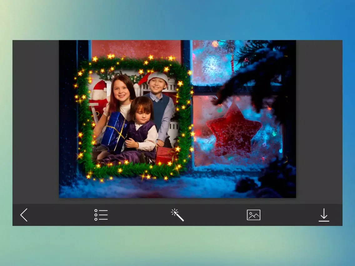 Christmas Tree Frame - Frame editor iPad  Ekran Görüntüleri