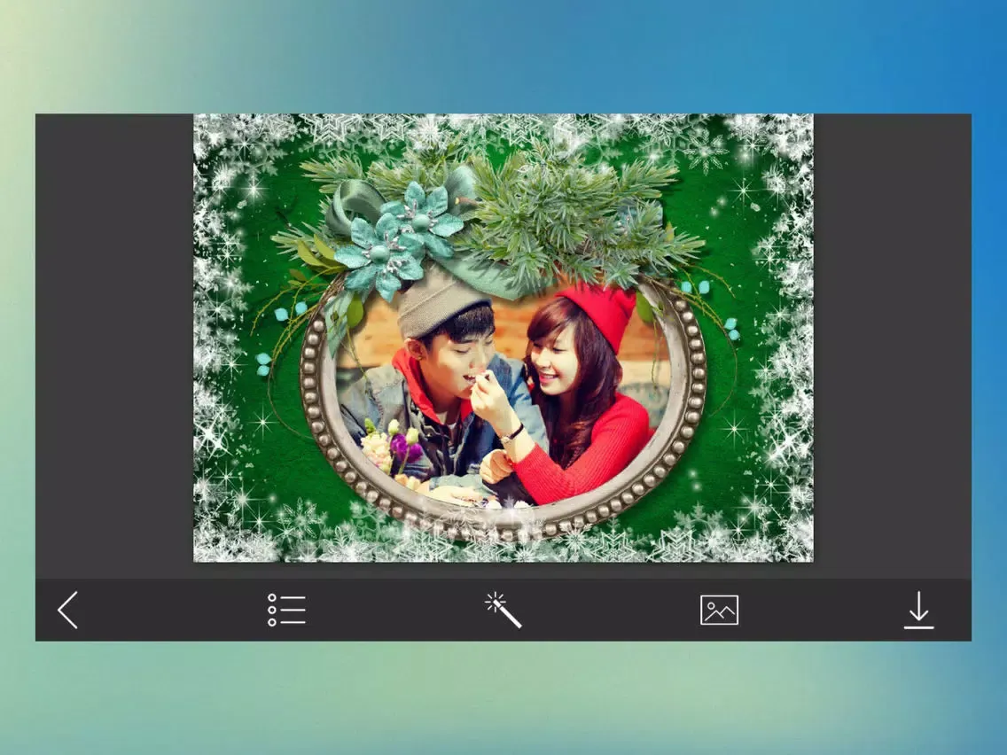 Christmas Tree Frame - Frame editor iPad  Ekran Görüntüleri
