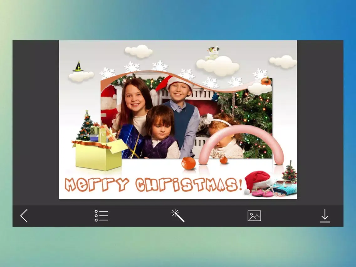 Christmas Tree Frame - Frame editor iPad  Ekran Görüntüleri