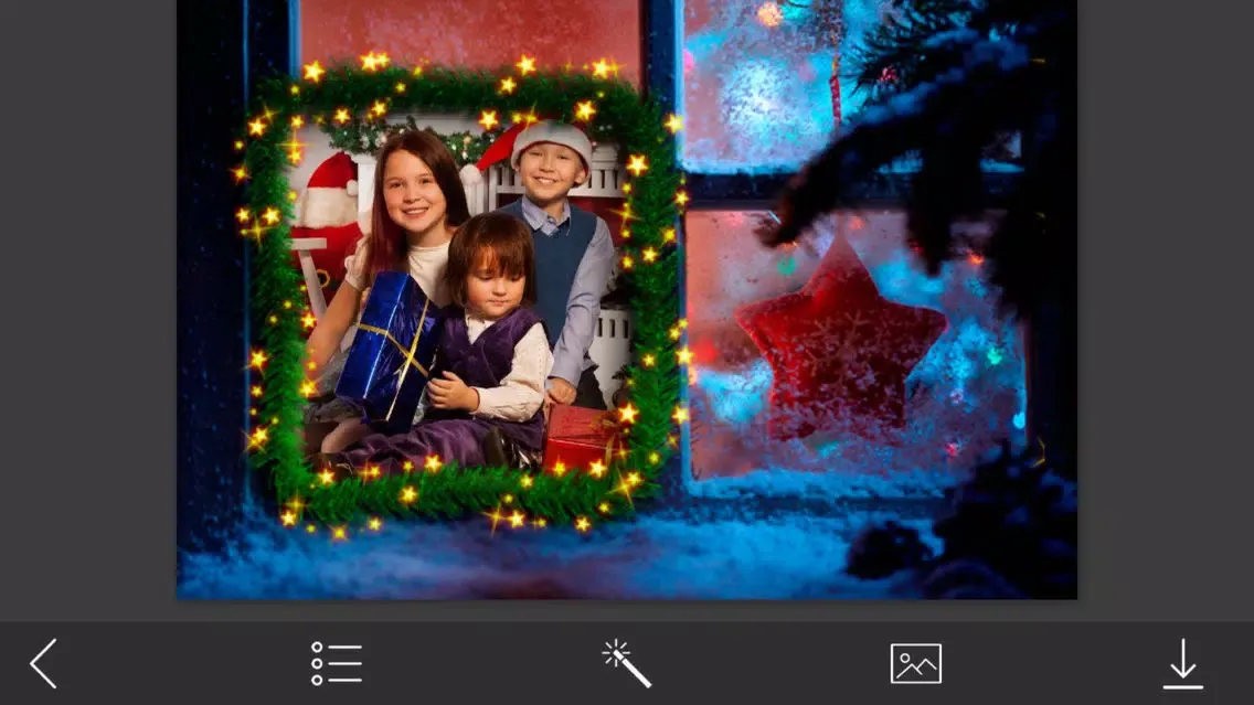 Christmas Tree Frame - Frame editor Ekran Görüntüleri