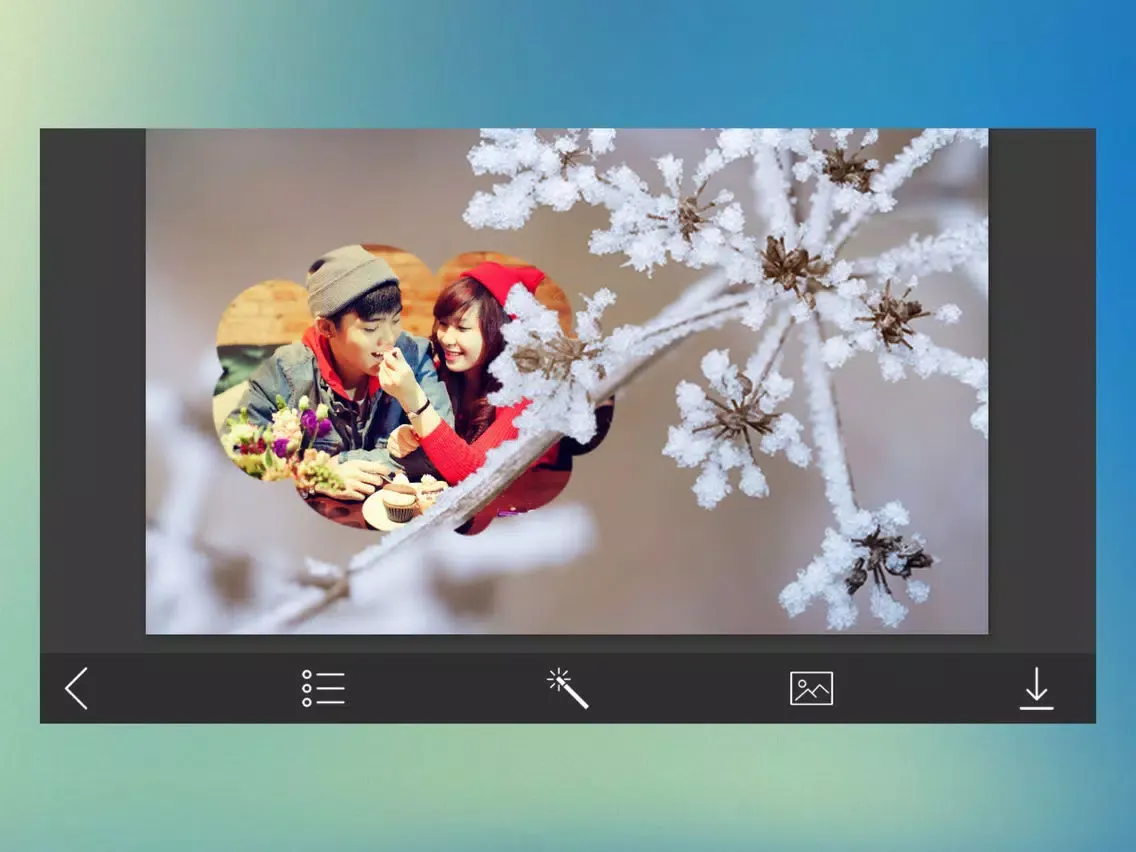 ภาพหน้าจอของ Christmas Santa Photo Frames - Photo Lab iPad 