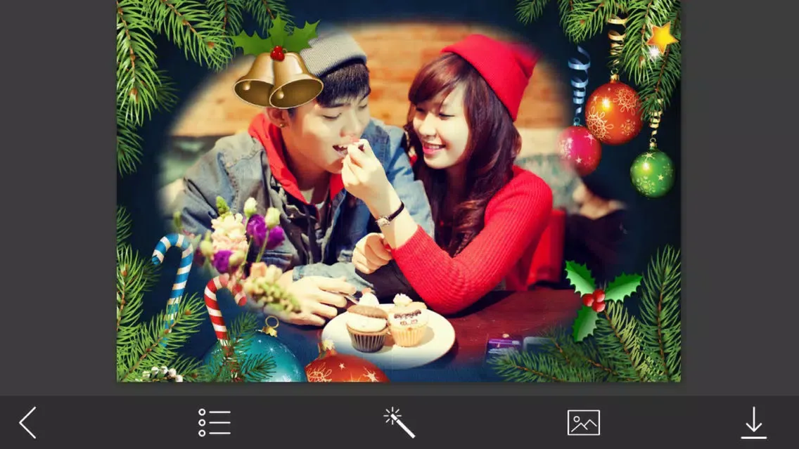 ภาพหน้าจอของ Christmas Santa Photo Frames - Photo Lab
