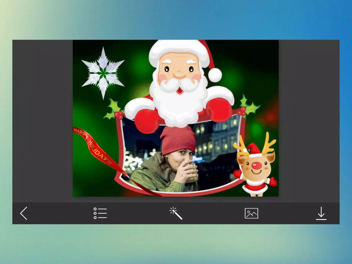 Zrzuty ekranu Xmas HD Photo Frame - Photo Lab iPad 