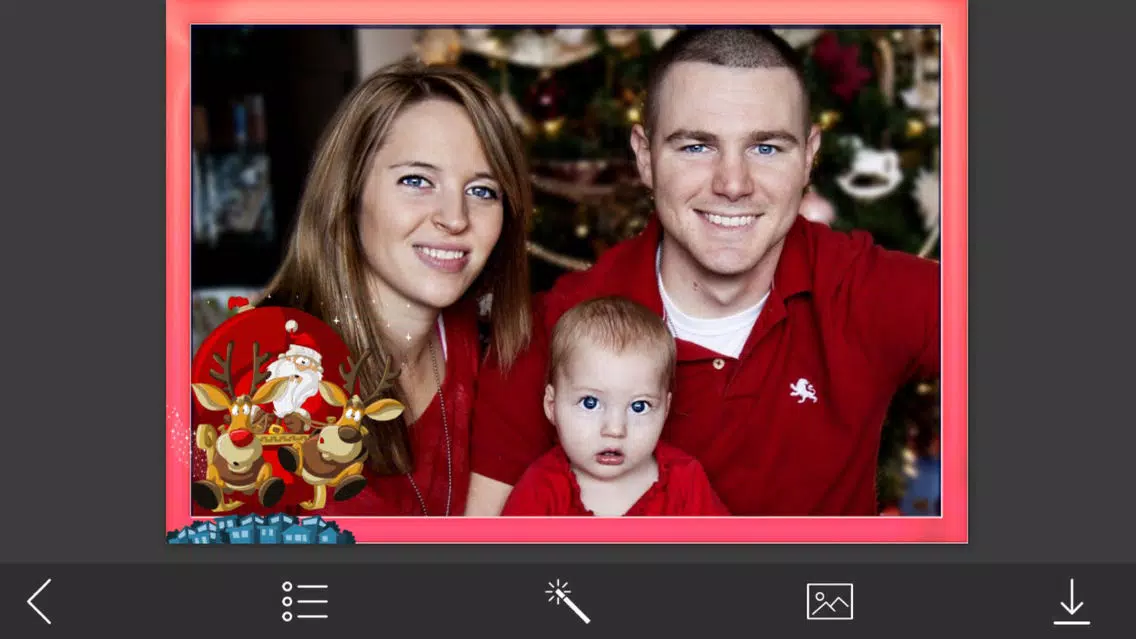Zrzuty ekranu Xmas HD Photo Frame - Photo Lab