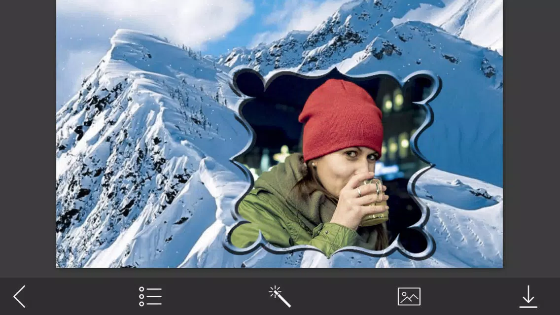 Zrzuty ekranu Xmas HD Photo Frame - Photo Lab