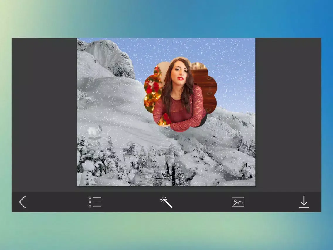 Creative Christmas Hd Frames - Design scrapbook iPad  স্ক্রিনশট