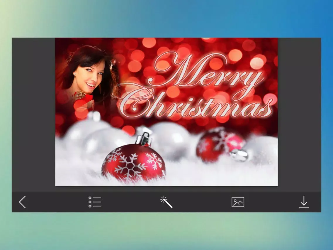 Holiday Christmas Frame - Design scrapbook iPad  سکرین شاٹس