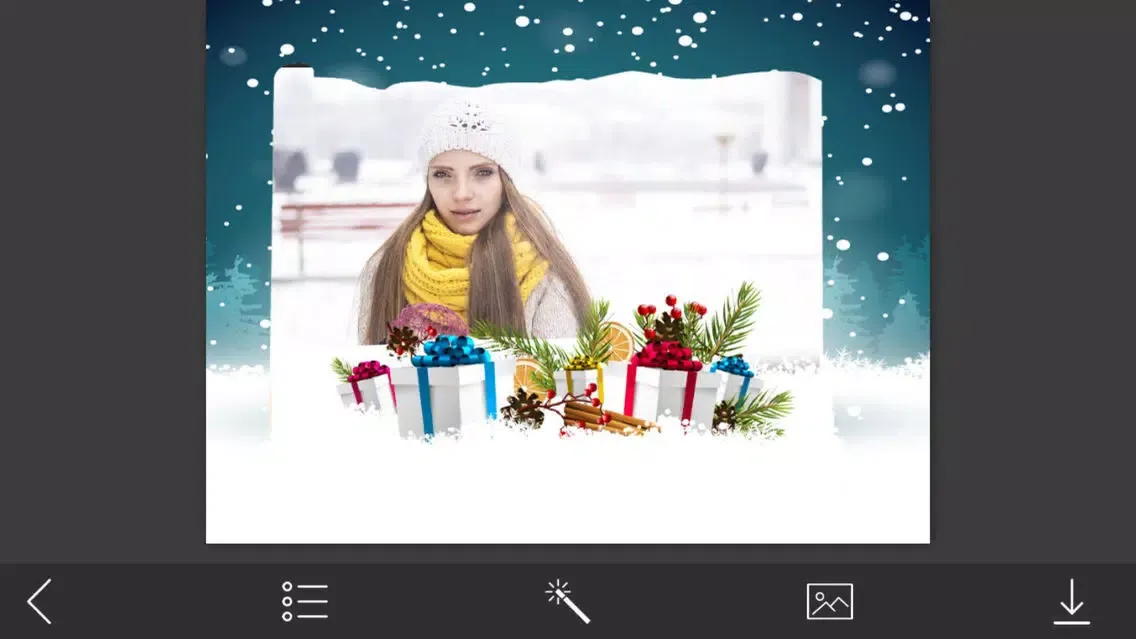 Holiday Christmas Frame - Design scrapbook سکرین شاٹس