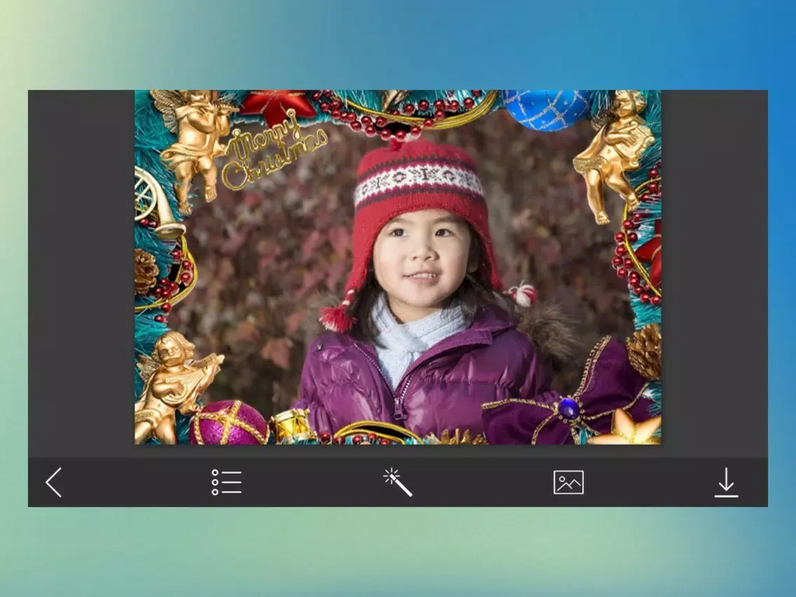 Xmas Jingle bell Picture Frames - Art Photo frame iPad  Ekran Görüntüleri