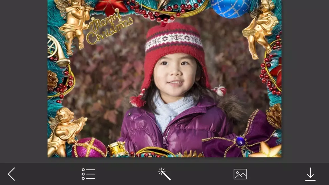 Xmas Jingle bell Picture Frames - Art Photo frame Ekran Görüntüleri