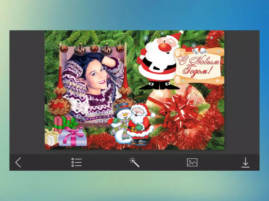 Xmas 2017 HD Frame - Perfect Photo frame Maker iPad  Screenshots
