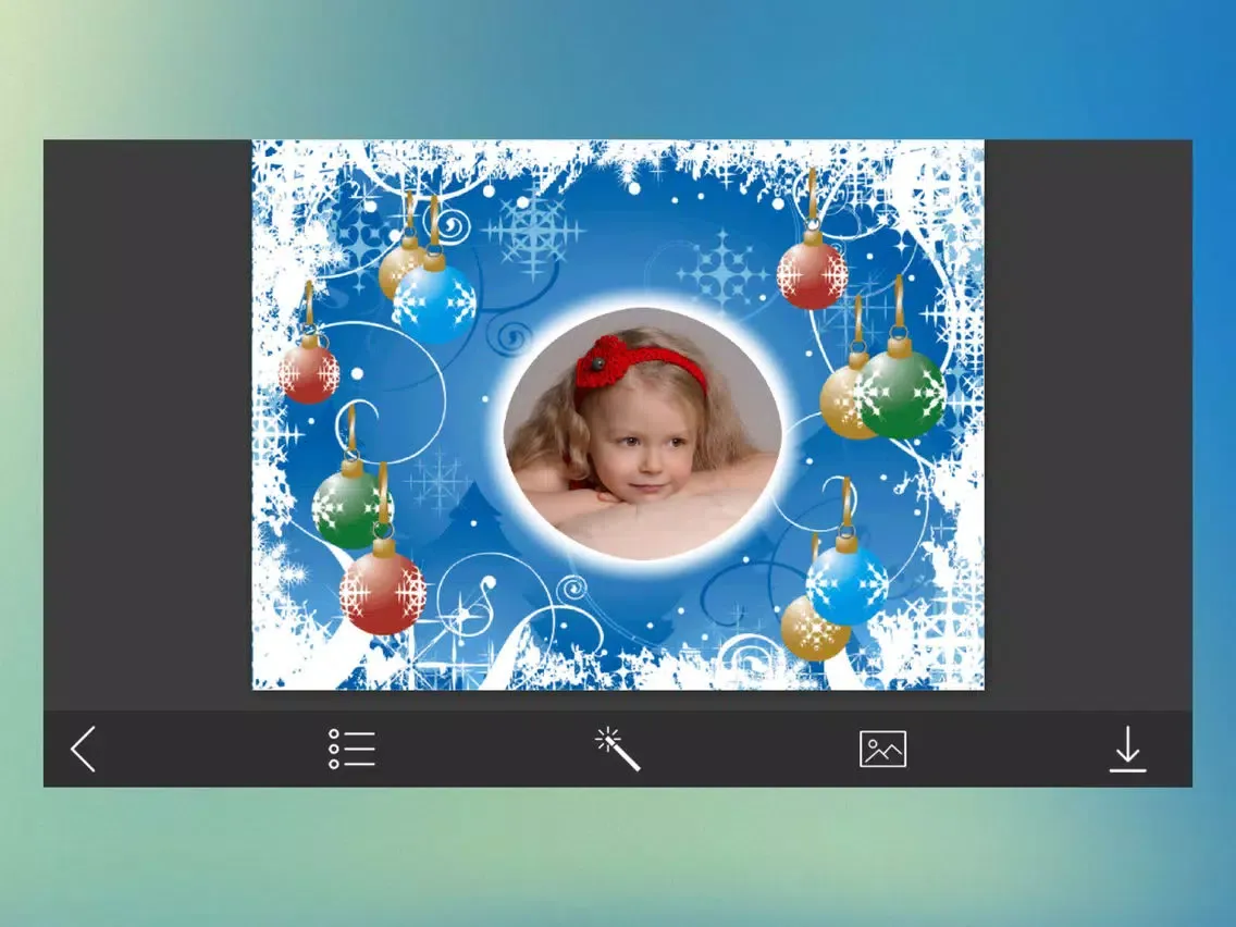 Xmas 2017 HD Frame - Perfect Photo frame Maker iPad  Screenshots