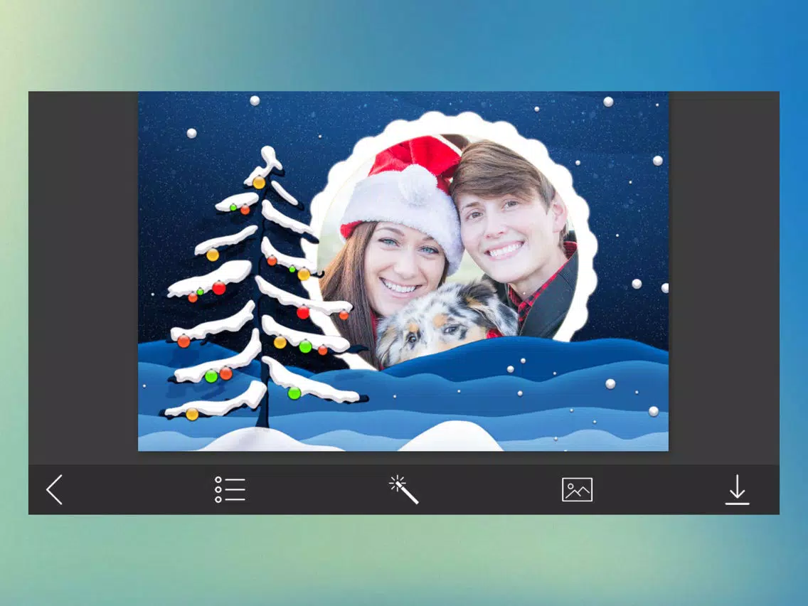 Ảnh chụp màn hình của Winter Frames - insta frames for photo iPad 