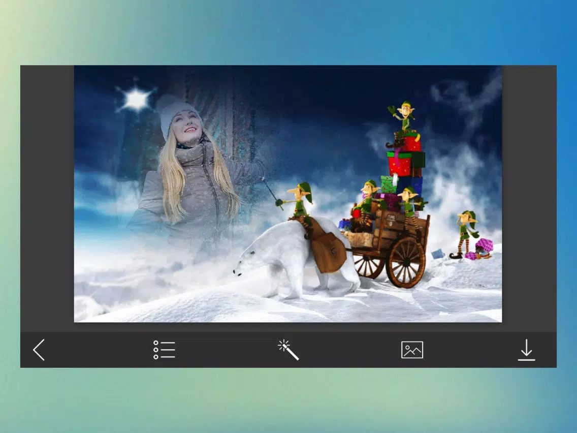 Ảnh chụp màn hình của Winter Frames - insta frames for photo iPad 