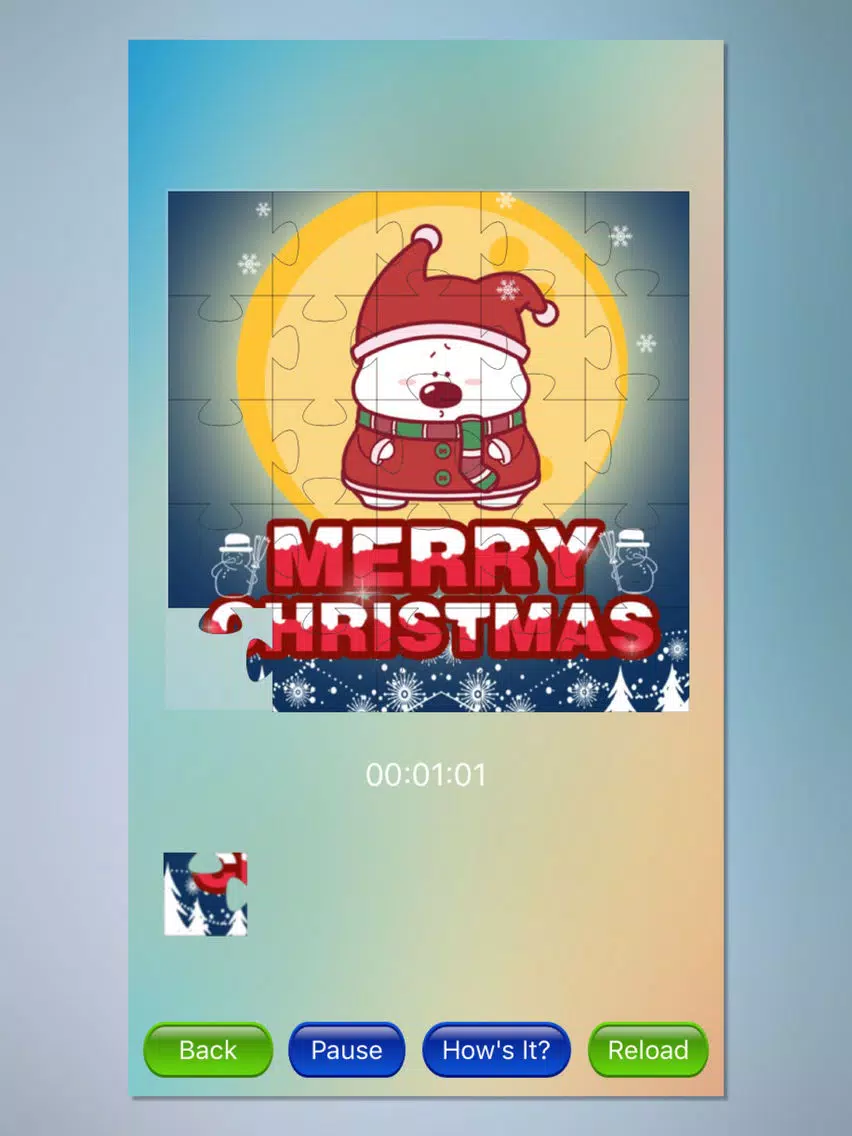 Lovely Chirstmas Puzzle 2017 Edition jigsaw iPad  स्क्रीनशॉट