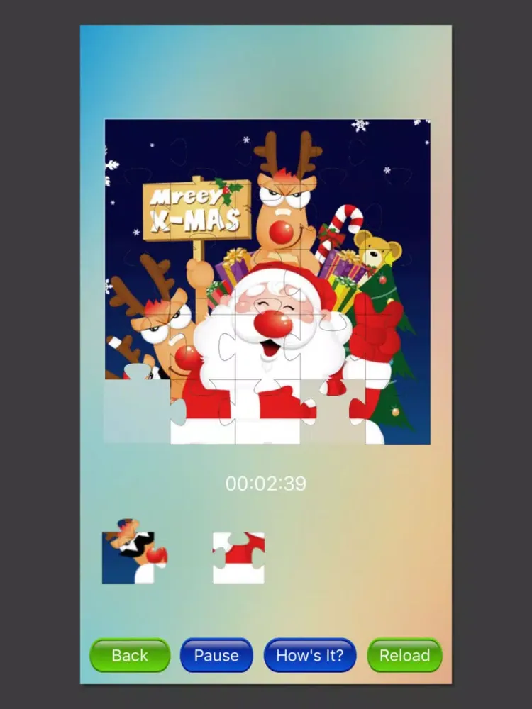 صور Lovely Chirstmas Puzzle 2017 Edition jigsaw iPad 