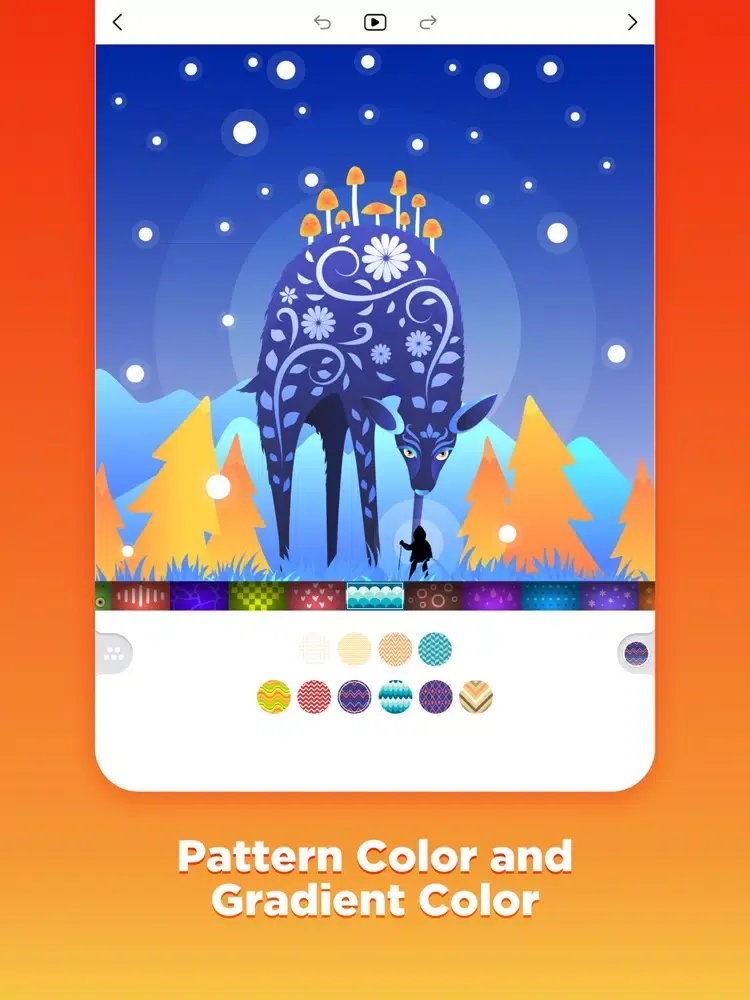 ภาพหน้าจอของ Adult Coloring Pages + iPad 