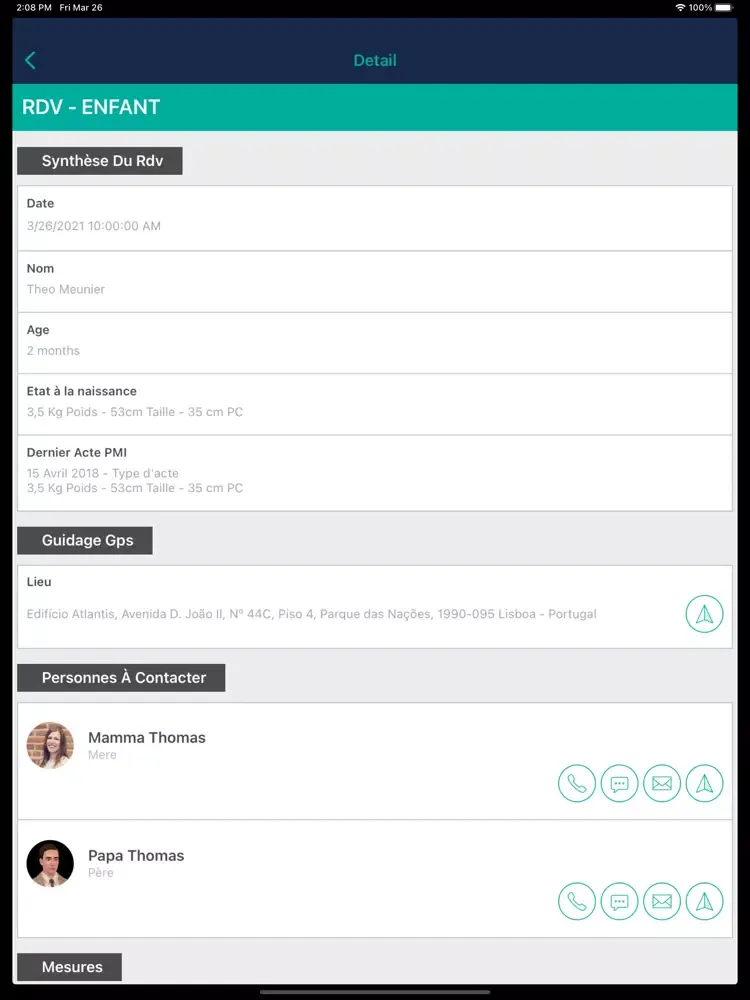 Inetum Mobility Portal iPad  Screenshots